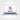 Laptop displaying a colorful logo on a white background