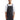 Cross Back Barista Bib Apron Black Denim One Size