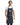 Domain Contrast Denim Bib Apron Black Denim One Size