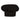 Chef Hat Solid Black One Size