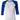 Women’s 1X1 Baby Rib Raglan Three-Quarter Sleeve Tee White True Royal