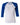 Women’s 1X1 Baby Rib Raglan Three-Quarter Sleeve Tee White True Royal