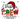 Christmas Crew Santa Gnome Design - Black
