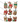 Cozy Christmas Coffee Cups Collage Design
