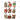 Cozy Christmas Coffee Cups Collage Design