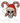 Sparkly Santa Skull Candy Cane Design