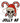 Sparkly Santa Skull Candy Cane Design