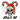 Sparkly Santa Skull Candy Cane Design