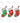 Cozy Christmas Stockings Trio Design