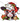 Highland Cow Christmas Lights Santa Hat Design