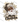 Merry Christmas Leopard Print Santa Face Design