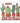 Merry Christmas Holiday Cactus Design