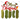 Merry Christmas Pickles in Santa Hats Design