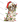 Shih Tzu Wrapped in Christmas Lights Design