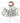 It's Fine Christmas Skeleton Rock Hands PNG