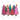 Whimsical Colorful Christmas Trees PNG