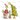 Grumpy Green Character Decorating Tree PNG