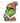 Grumpy Green Character Beanie Coffee Cup PNG