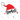 Santa's Crew Cloud Lettering Design - White