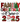 Family Christmas Crew 2025 Patchwork Design - Black