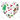 Christmas Nurse Heart Collage Design - White