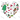 Christmas Nurse Heart Collage Design - Black