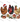 Christmas Chickens with Gifts Design
