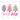 Holly Jolly Pastel Christmas Trees Design