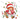 Vintage Christmas Girl with Candy Cane Design