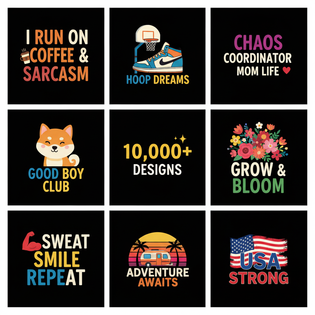 10,000+ ready-to-use designs