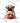 Pug In Ghost Costume With Pumpkin Bucket Design