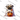 Pug In Ghost Costume With Pumpkin Bucket Design