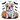 Bulldog Mummy Costume With Pumpkins Black Print Design