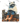 Boo Darlin Raccoon In Overalls White Print Design