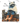 Boo Darlin Raccoon In Overalls Black Print Design