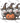 Witch Hat Piglets Pumpkin Trio Black Print Design
