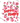 Berry Scary Strawberry Ghosts Pattern Design