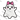 Cute Ghost Pink Bow Design