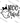 Boo-tiful Ghost Bow Line Art Faded Design