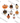 Vintage Halloween Character Face Chart Design