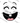 Lashed Eyes Buck Tooth Whisker Monster Face White Design