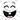 Lashed Eyes Buck Tooth Whisker Monster Face Black Design