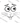 Simple Eyes Whisker Buck Tooth Monster Face White Design