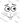 Simple Eyes Whisker Buck Tooth Monster Face Black Design