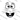 Round Eyes Whisker Smile Monster Face White Design