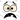 Wide Eyed Surprised Frown Monster Face Black Design