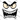 Furious Eyebrows Fanged Grin Monster Face White Design