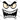 Furious Eyebrows Fanged Grin Monster Face Black Design