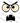 Angry Eyes Little Frown Monster Face Black Design