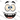 Lashed Eyes Big Grin Monster Face White Design